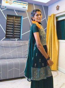 Embellished Anarkali Kurta Set