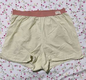 Light Yellow Lounge Shorts
