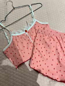 Cute Polka Dot Pajama Set