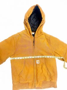 Carhartt Brown Lined Hooded Jacket