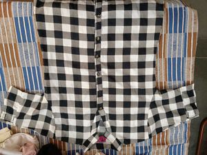 Gingham Button-Down Shirt