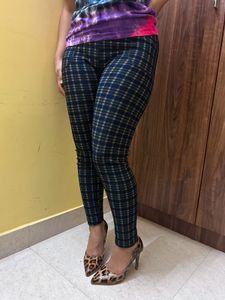classy checked thights