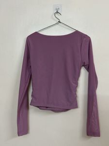 Chic Ruched Long Sleeve Top