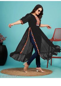 Elegant Black Kurta