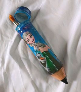 Frozen Disney Pencil Pouch Stationery for School Kids Girls Elsa Anna Olaf