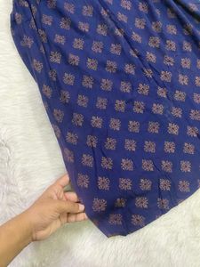 Elegant Blue Printed Kurta