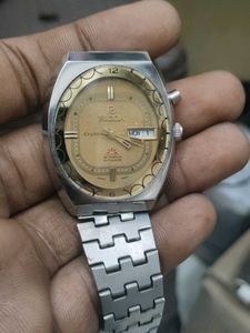 unisex Vintage Ricoh Crystal Automatic Watch