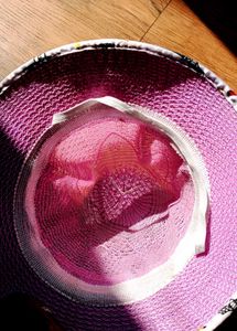 Cute Pink Sun Hat with Flower