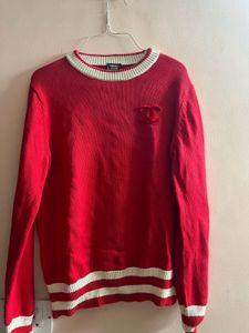 vintage Chanel uniform pullover
