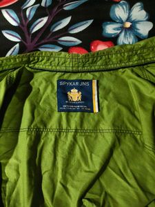 Spykar JNS Olive Green Cotton Shirt