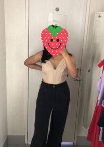 H&M Black Corduroy Pants