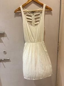 Bershka Cut-Out Back Mini Dress