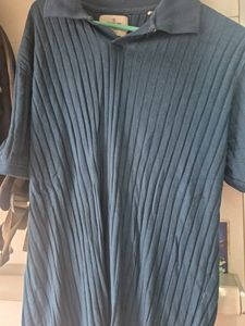 powerlook Men's Textured Polo T-Shirt