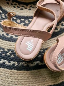 Stylish Pink nude block heels