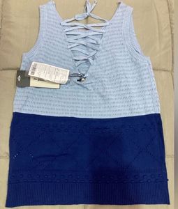 RoadsterCasual Sleeveless Self Design WomenBlue To