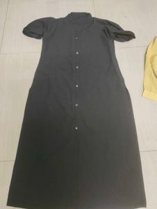 kurta set 2 yellow and black