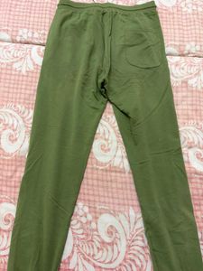 Olive Green Benetton Sweatpants