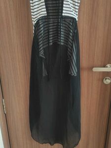 Striped High-Low Tunic Top