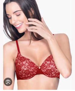 Red Lace Bra