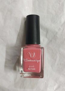 Womaniya Spark Nail Polish - Coral Pink