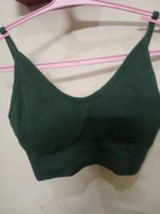 Comfortable Ribbed Sports Bra