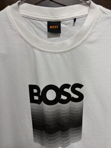 BOSS White Graphic T-Shirt