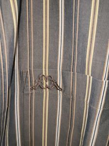 Robedi Kappa Men's Striped Button-Up Shirt