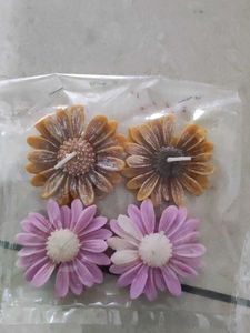 Scented Floating Flower Candles set of 4