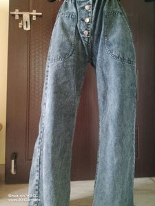 Charcoal Flared Pant Girls