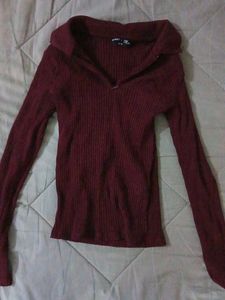 cute fitted marron t-shirt