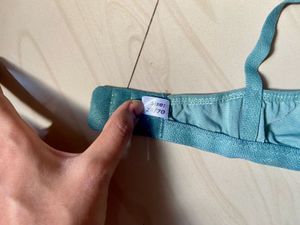 Comfortable Padded Blue Bra