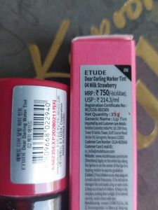 Etude Water Tint Lip Stain