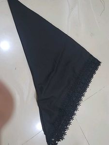 Elegant Black scaff with Lace