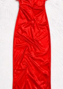 Women’s Sexy Red Evening Dress
