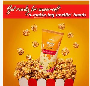 Plum Hand Cream Caramel Popcorn
