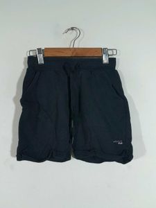 Maroon &amp; Black Shorts &amp; T-Shirt Set For Girl's