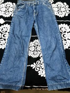 Classic Blue Wide Leg Jeans