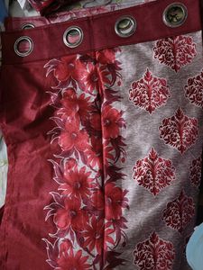 one beautiful floral curtain