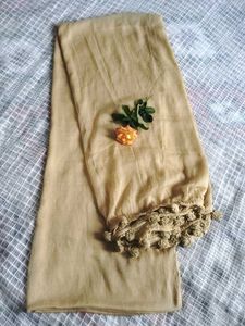 (Unused) Beige Tassel Dupatta 🌟