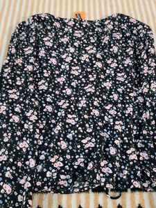 Floral Print Long Sleeve Top