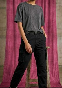 Women's Black Cargo Pants