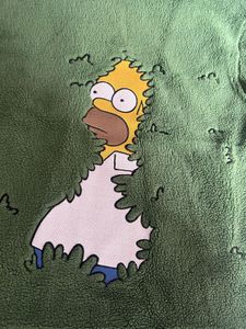 Green "The Simpsons" Fleece Jacket