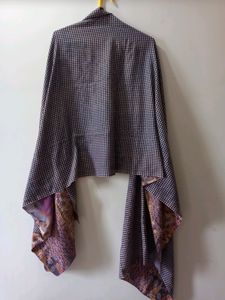 two sided design winter scarf cum stall