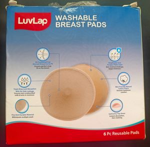 New Unused Luvlap Washable Breast Pads 6 Qty