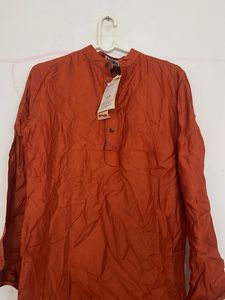 Men's Orange Kurta