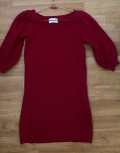 Red Knit Mini Dress