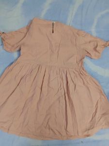 Chic Pink Tiered Mini Dress