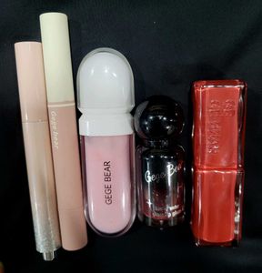 Gege Bear Lip Gloss & Lipstick Set