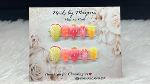 Cute Fruit Press-On Nails