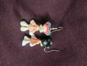 Minnie Mouse Dangle Earrings